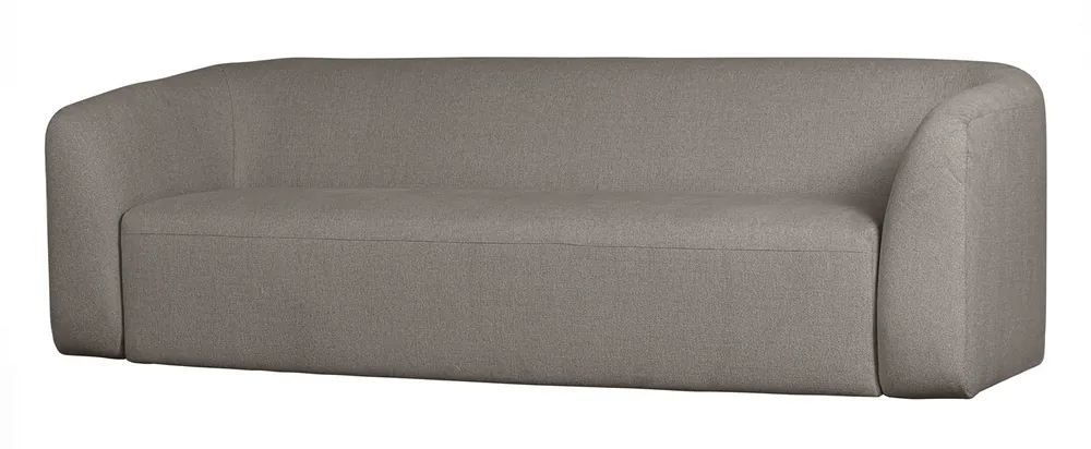 3 Sitzer Sofa Sloping Webstoff Chenille grau melange Sale