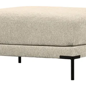vtwonen Hocker Couple 100 x 100 cm Webstoff sandfarben Abverkauf