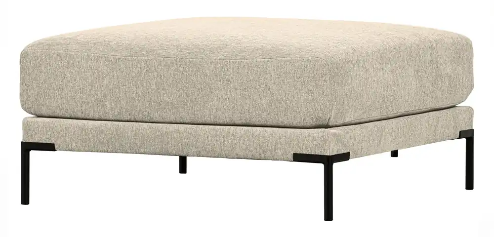 vtwonen Hocker Couple 100 x 100 cm Webstoff sandfarben Abverkauf