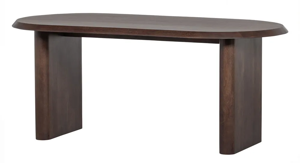 Knallerangebot vtwonen Esstisch Ellips 180 x 90 cm oval Mango Holz