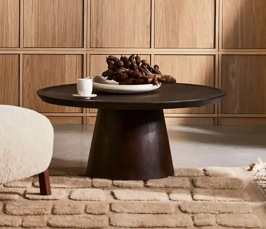vtwonen Couchtisch rund Ø 90 cm Mango Holz Ausverkauf