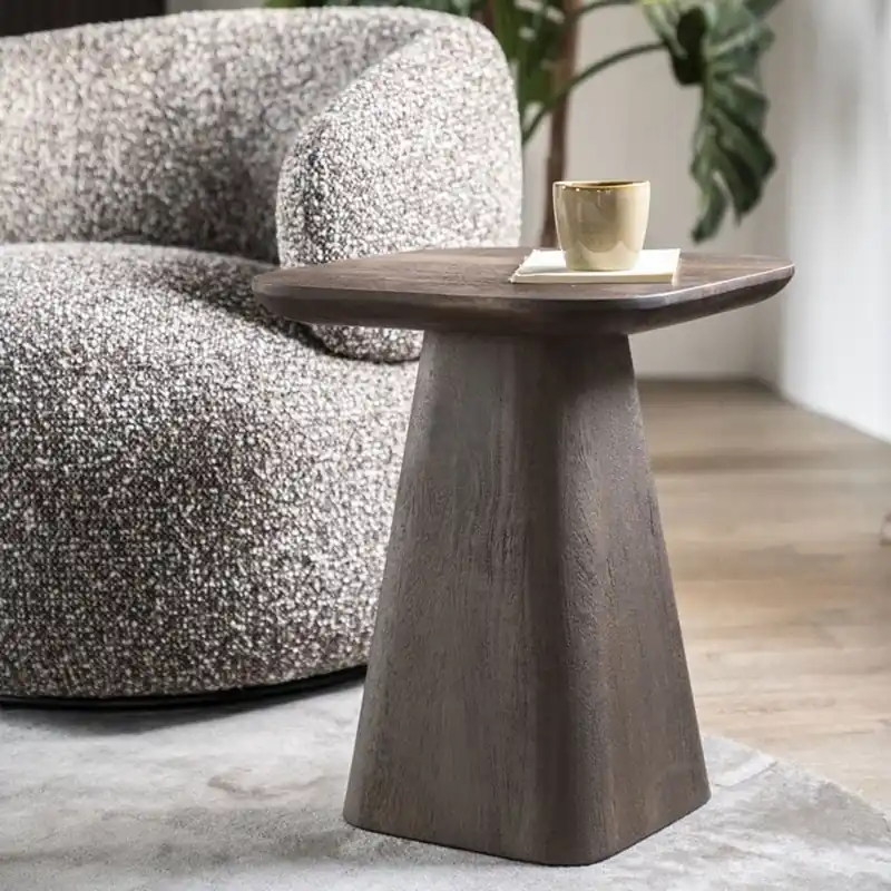 Beistelltisch Aron 40 x 40 cm Mango Massivholz braun Markenprodukt