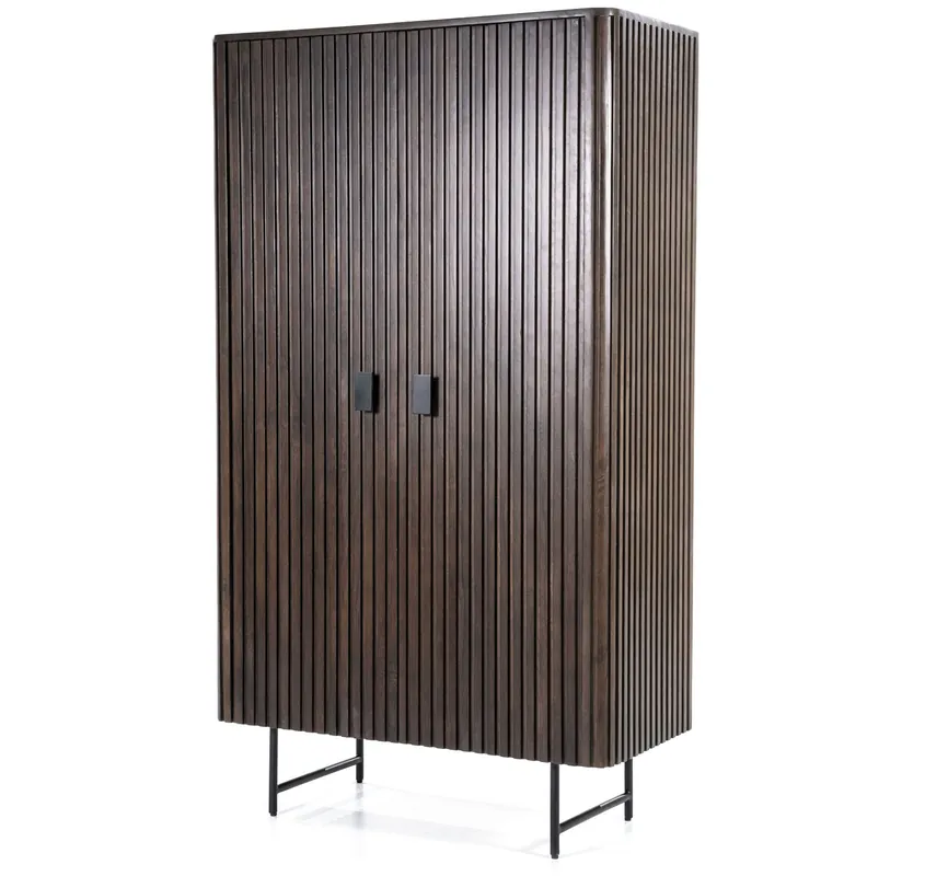 Schrank Highboard Remi H 170 cm Mango Holz Sale