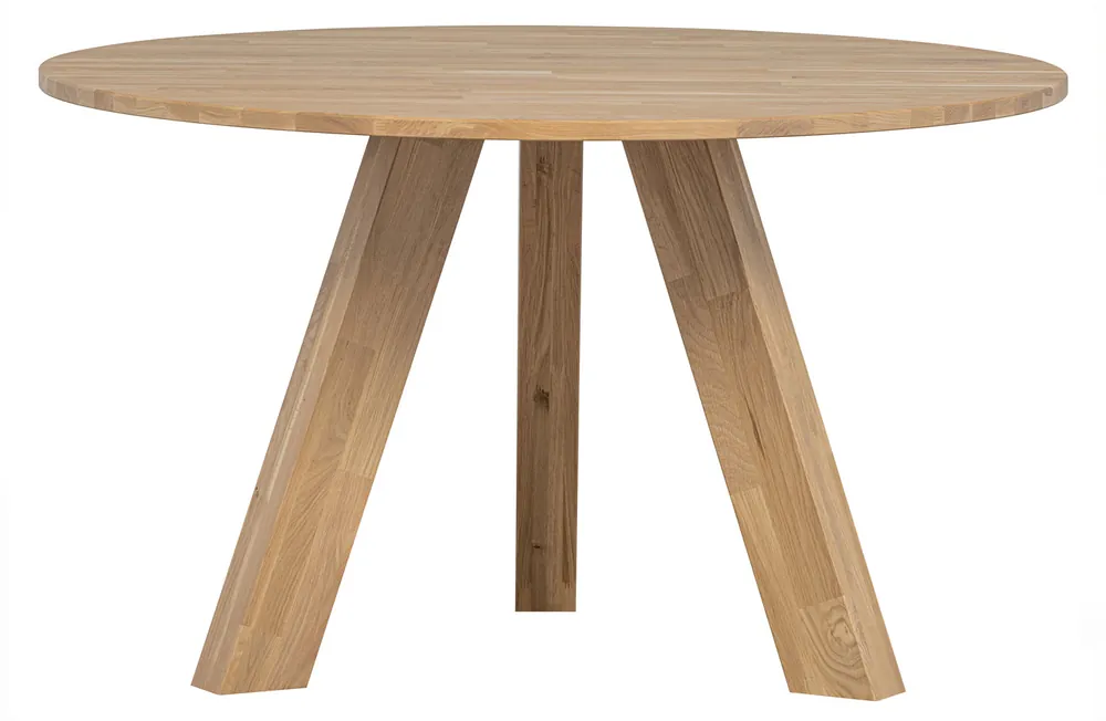 Esstisch RHONDA rund Eiche Tisch Ø 129 cm Schnäppchen