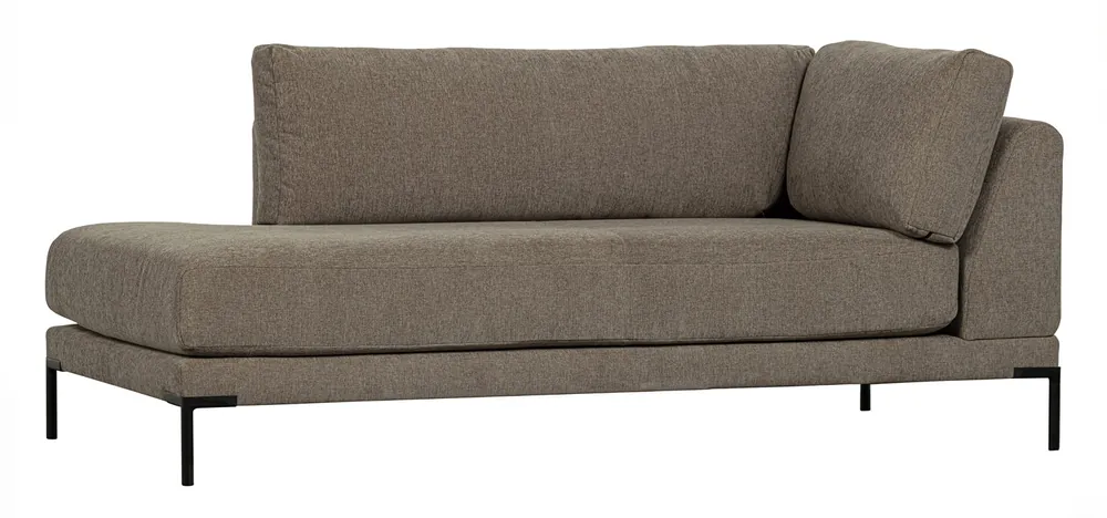 Schnäppchen vtwonen Lounge Element links Couple Webstoff taupe