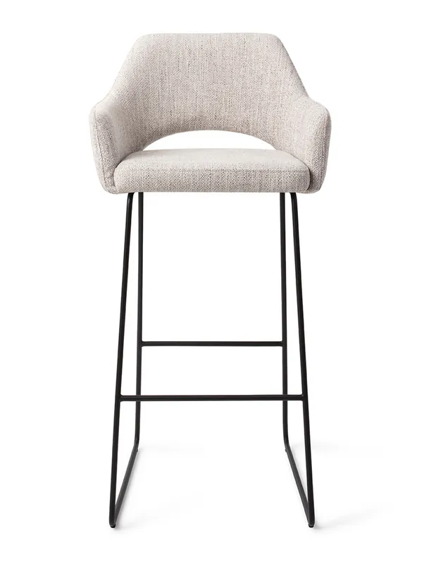 Bestseller Barhocker Sitzhöhe 65 cm Yanai hellgrau Barstuhl