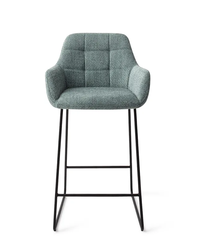 Sichere Zahlung Barhocker Sitzhöhe 65 cm NOTO grün blau Barstuhl