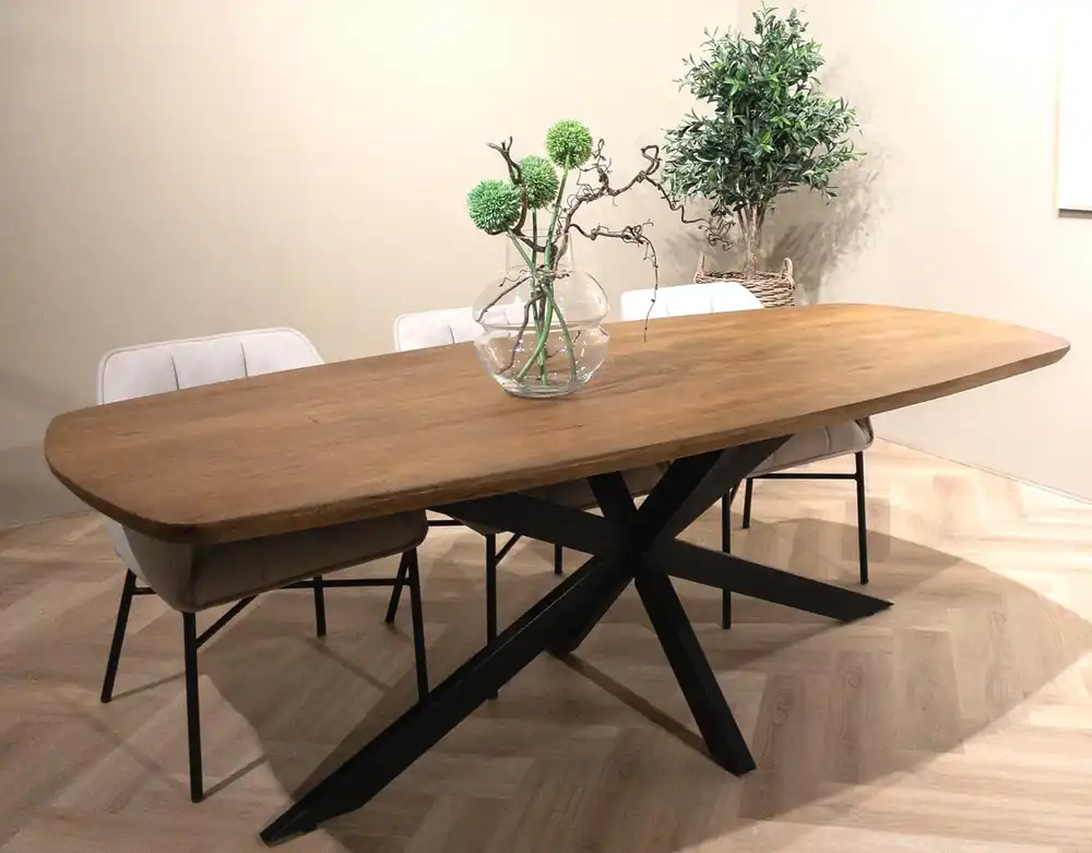 Online Kaufen Esstisch Jesper Danish oval 210 x 100 cm braun