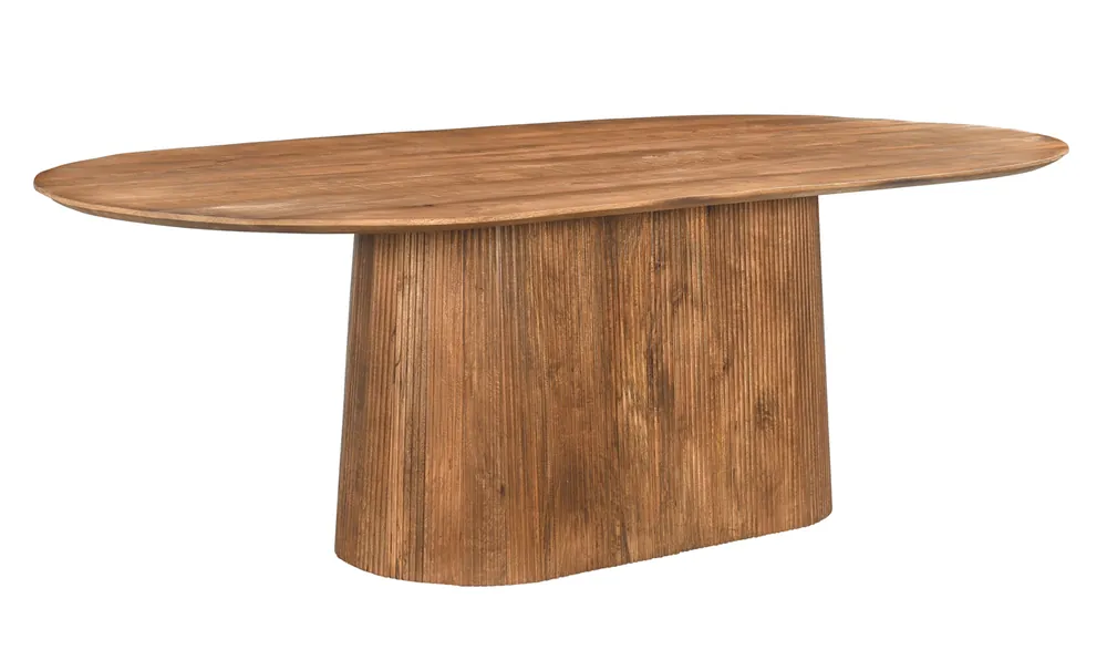 Top-Seller Esstisch Salvator oval 230 x 110 cm Mangoholz hellbraun