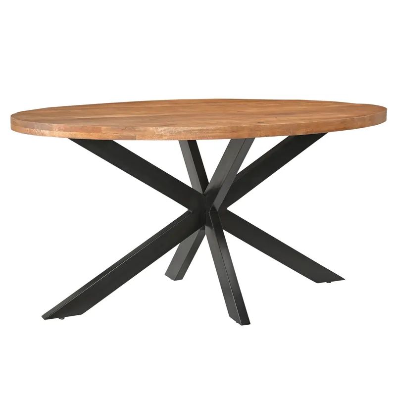 Preiswert Esstisch Rocky oval 180 x 90 cm Mangoholz