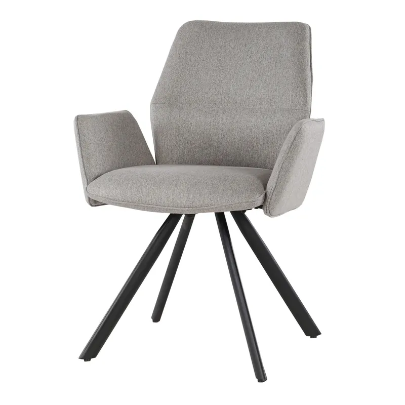 Esszimmerstuhl Diana drehbar Stoff taupe Saisonangebot
