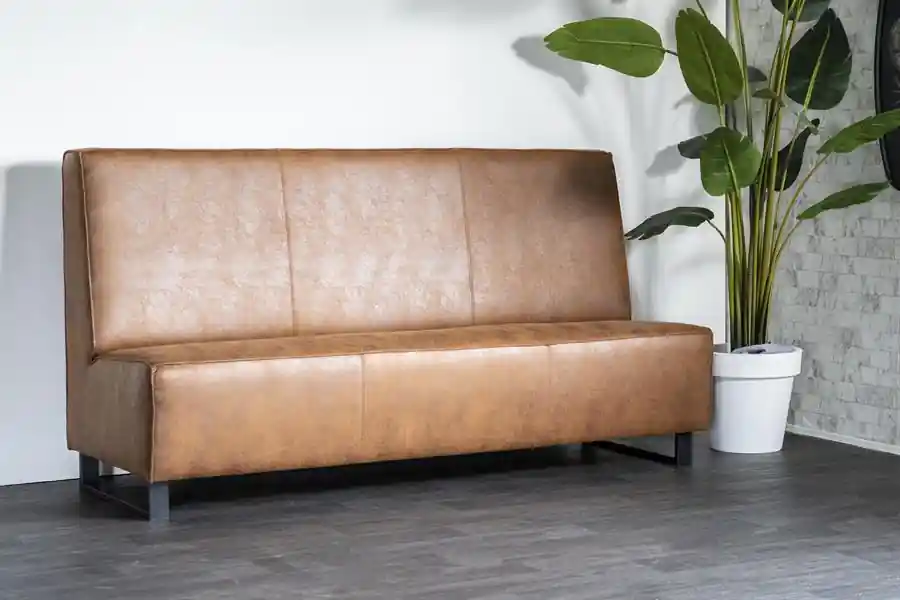 Esstischbank Jelle 200 cm cognac Leder Bestseller