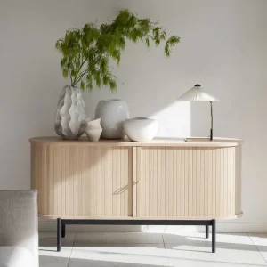 Sideboard Kommode HILLEVI whitewash Eiche Nur Heute