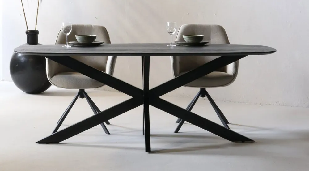 Neu Esstisch TOMAR Teakholz 300 x 100 cm