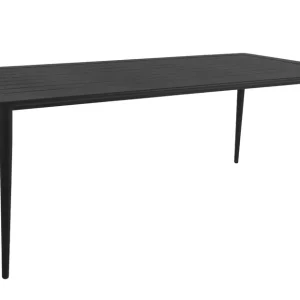 Gartentisch NIMES Aluminium schwarz 200 cm Versand Am Gleichen Tag