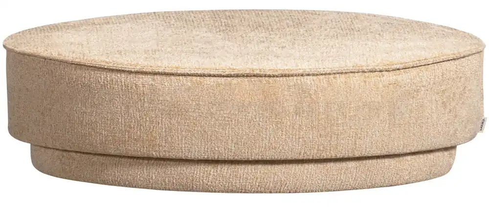Pouf PEARL XL Ø 80 cm Hocker Sitzhocker natur melange Neuheit