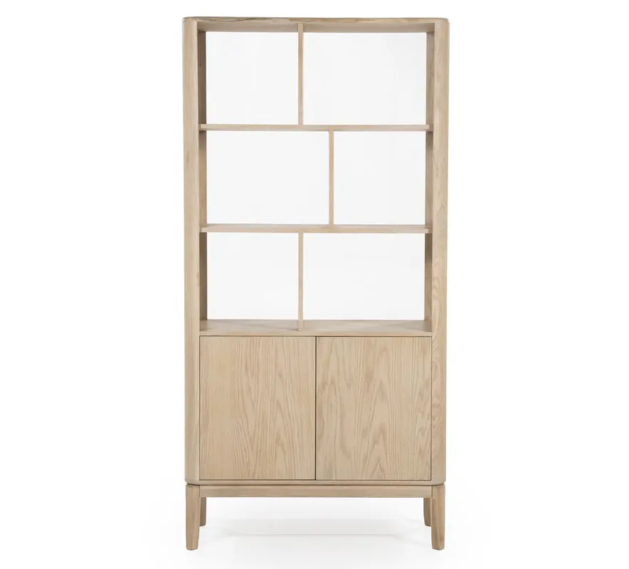 Bücherregal Regal Harvey 2-türig H 180 cm Eiche Angebot