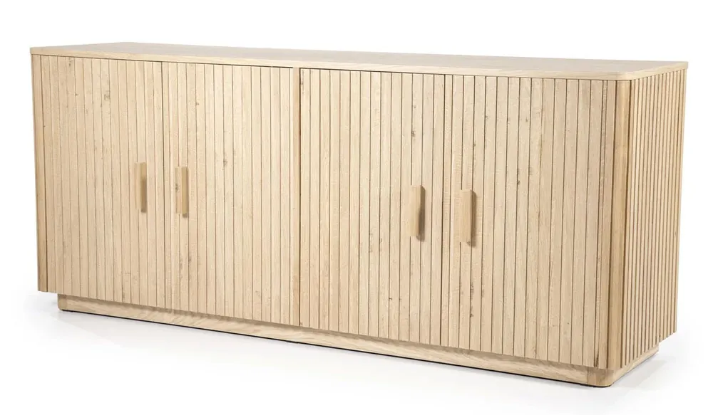 Sideboard Rosenborg 175 cm mit 4 Türen Eiche Online Kaufen