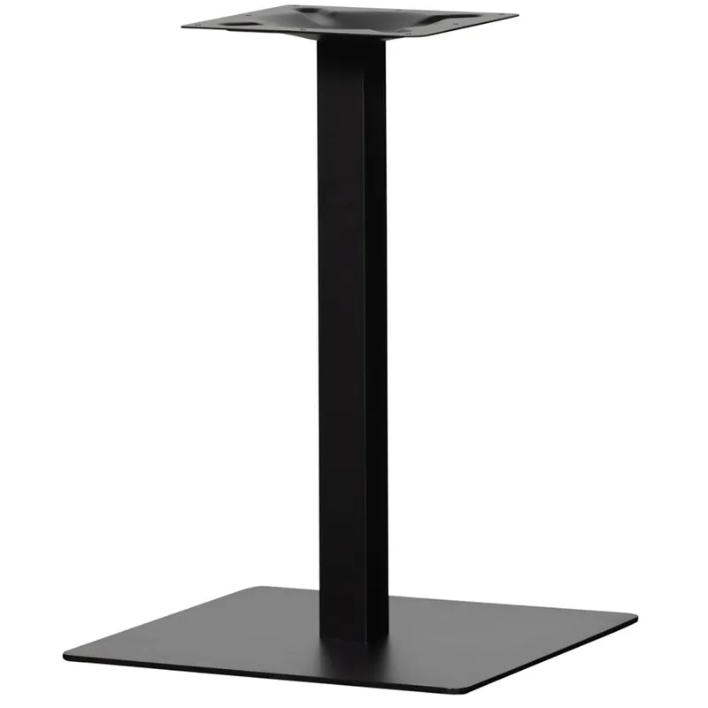 Highlight woood Tischgestell Bistro Vierkantrohr Tischgestell Tisch Tischfüße Metall schwarz