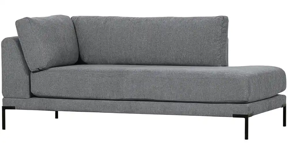 Heißes Angebot vtwonen Lounge Element Couple rechts Webstoff denim Melange Couch Sofa