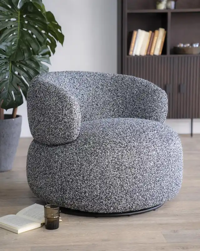 Sessel Relaxsessel Naeva schwarz Drehsessel Mega-Angebot