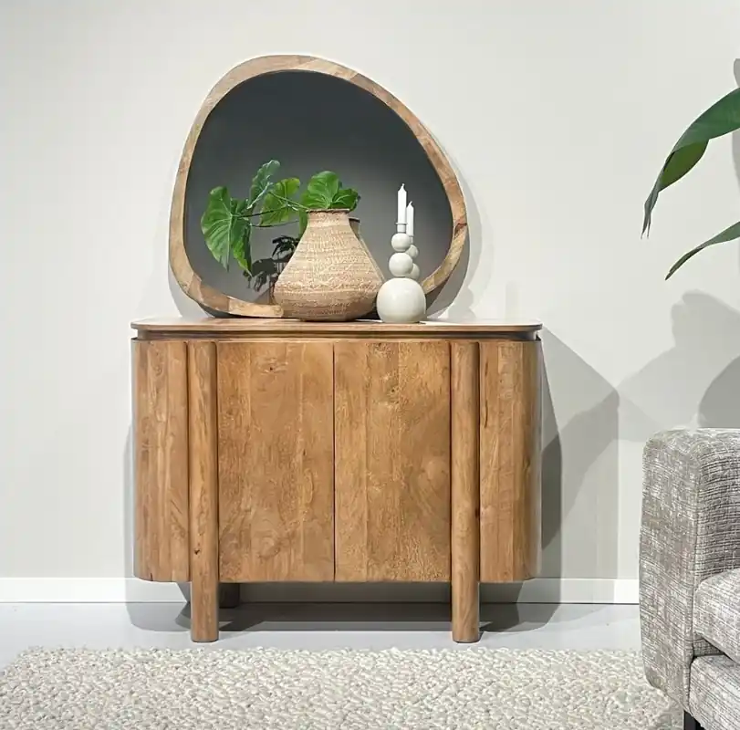 Online Kaufen Kommode Salono 105 cm Mangoholz braun