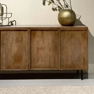 Sideboard Kommode MELANO 180 cm Mangoholz braun Metall Bestpreis