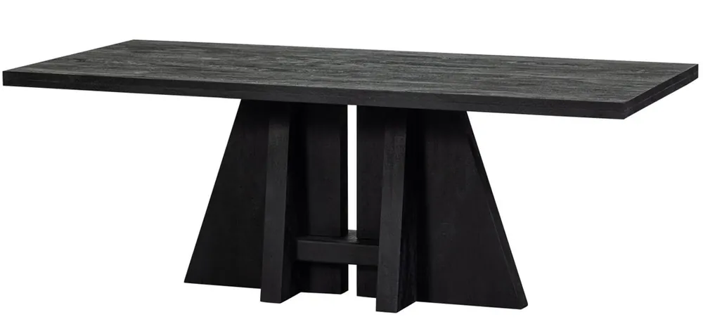 woood Esstisch KEAN 220 x 100 cm Mangoholz schwarz Kracherpreis