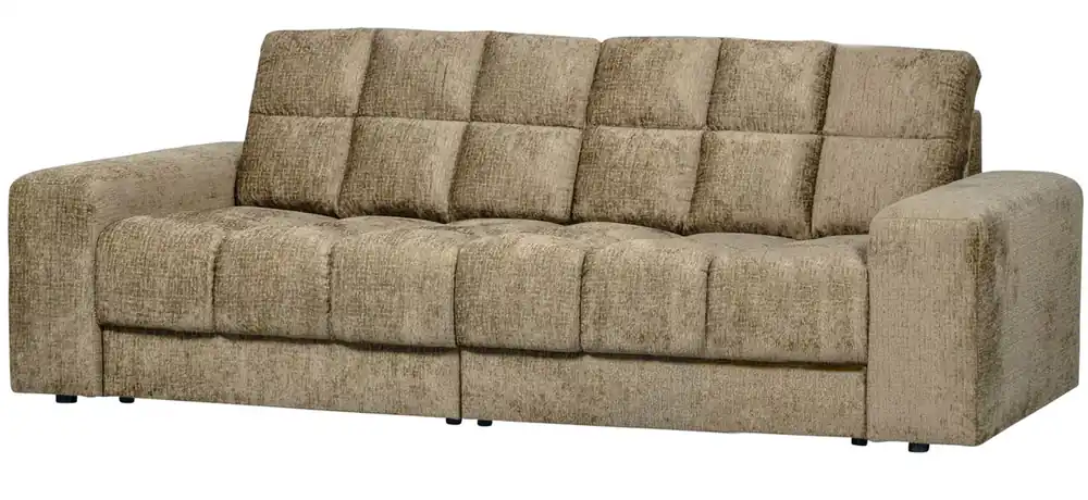 Online Kaufen woood 2 Sitzer Sofa SECOND DATE Struktur Samt wheatfield