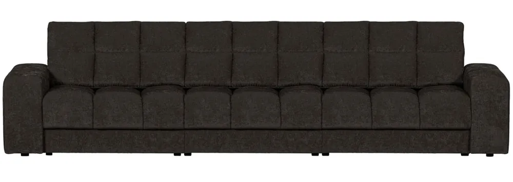 Direktkauf woood 3 Sitzer Sofa SECOND DATE Webstoff vintage anthrazit