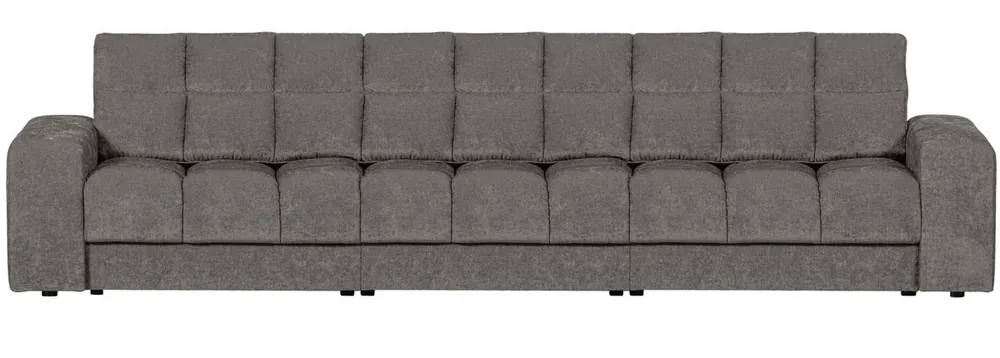 Günstig woood 3 Sitzer Sofa SECOND DATE Webstoff vintage mouse