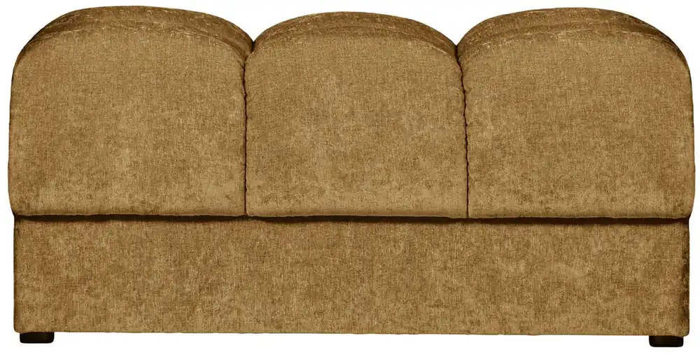 Highlight woood Sitzhocker SECOND DATE Webstoff vintage gold Hocker Pouf