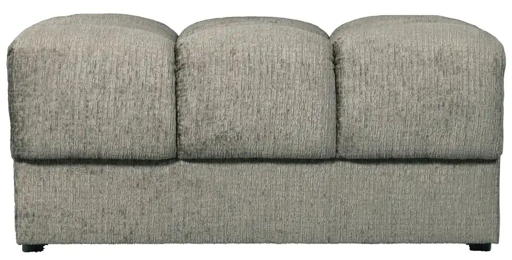 woood Sitzhocker SECOND DATE Struktur Samt frost Hocker Pouf Knallerangebot
