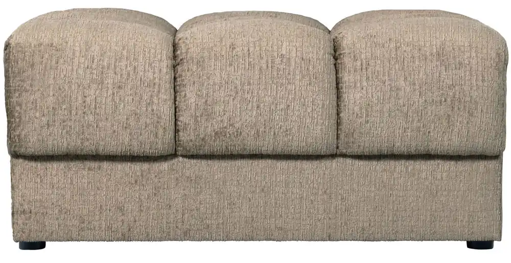 Sonderangebot woood Sitzhocker SECOND DATE Struktur Samt wheatfield Hocker Pouf