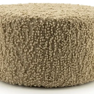 Pouf Vista Ø 60 cm Hocker Sitzhocker beige Nur Heute