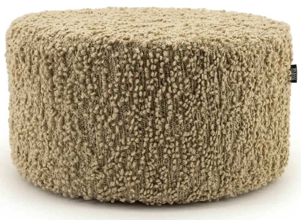 Pouf Vista Ø 60 cm Hocker Sitzhocker beige Nur Heute