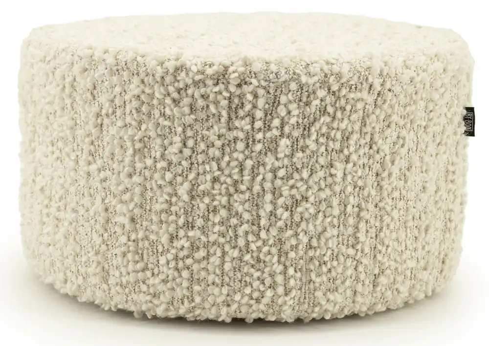 Pouf Vista Ø 60 cm Hocker Sitzhocker off white Abverkauf