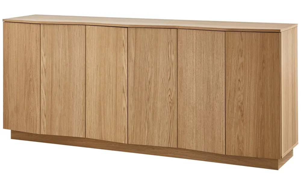 Sideboard Kommode ZUMA 200 cm Eiche Furnier Begrenztes Angebot