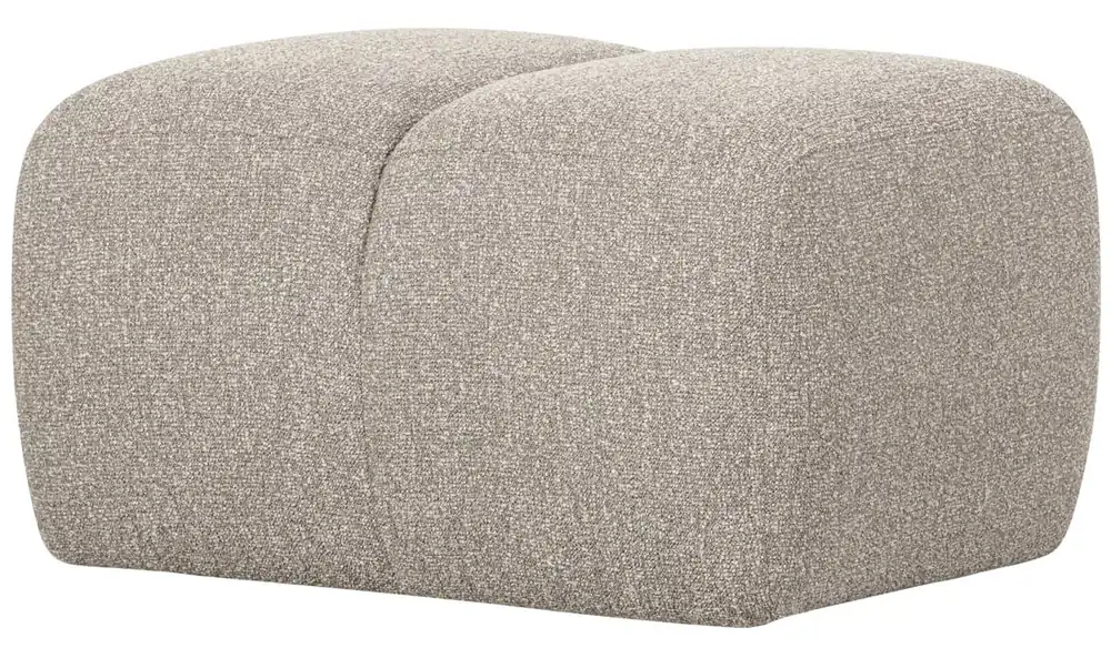 Online Kaufen woood Pouf MOJO 80 x 60 cm Hocker Sitzhocker beige melange