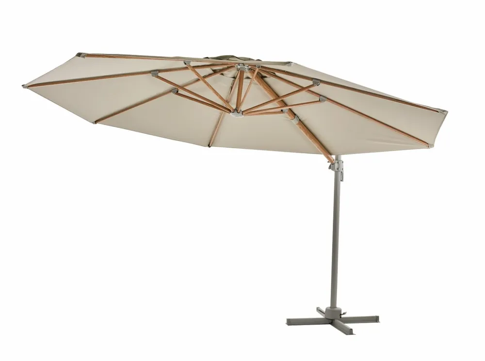 Expressversand Sonnenschirm 350 cm Ampelschirm Khaki