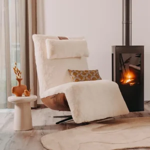 Relaxsessel LOOS elektrisch verstellbar incl. Akku Bunny Stoff beige Knallerangebot