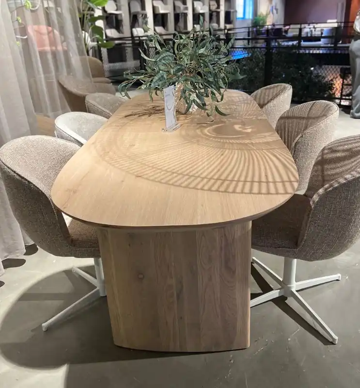 Esszimmertisch oval DEX 180 cm natur Eiche Günstig