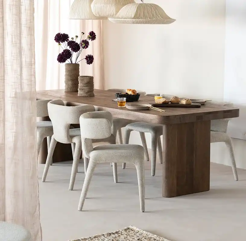 Esstisch Edward 300 x 110 cm Mangoholz gebürstet Mega-Angebot