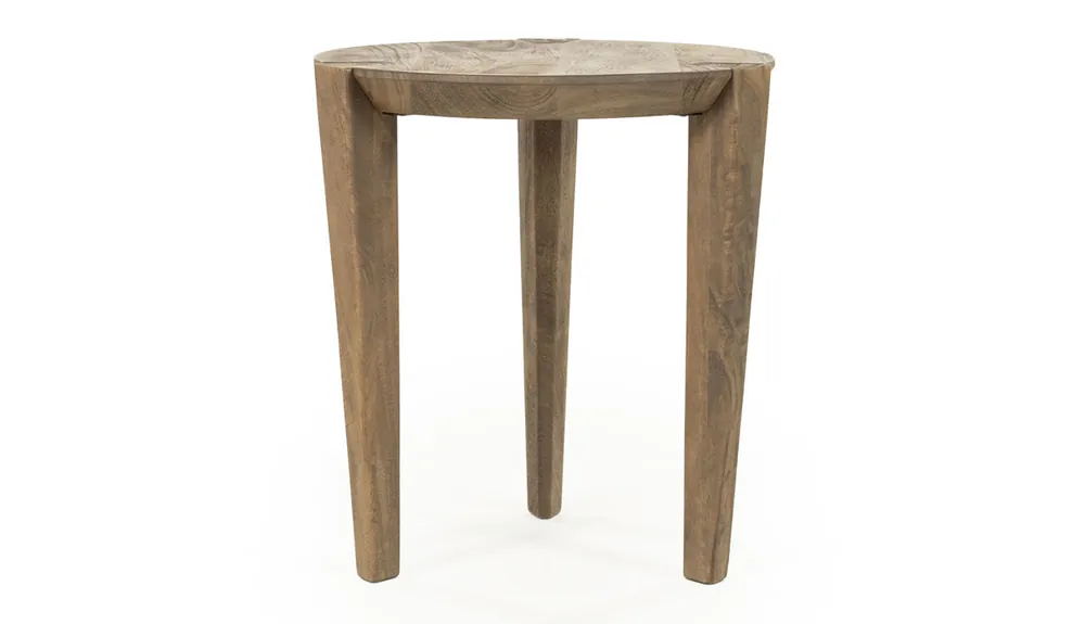 Beistelltisch Davina Ø 40 cm rund Mango Holz braun Begrenztes Angebot