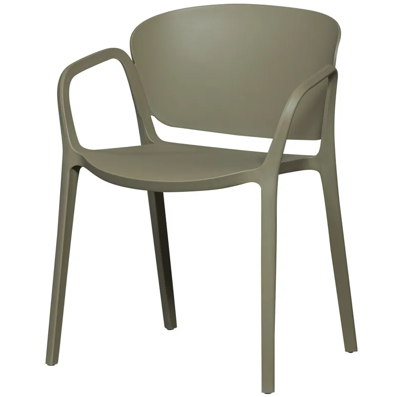 Gartenstuhl BENT Kunststoff grün stapelbar Highlight