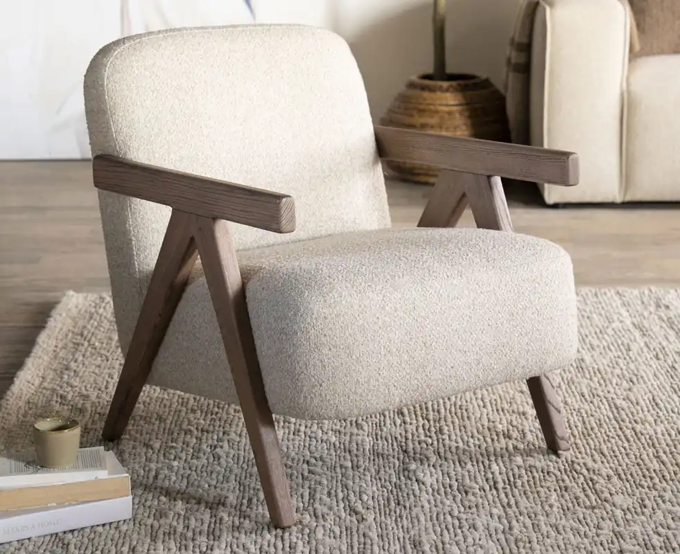 Expressversand Sessel Francis beige Clubsessel Fernsehsessel
