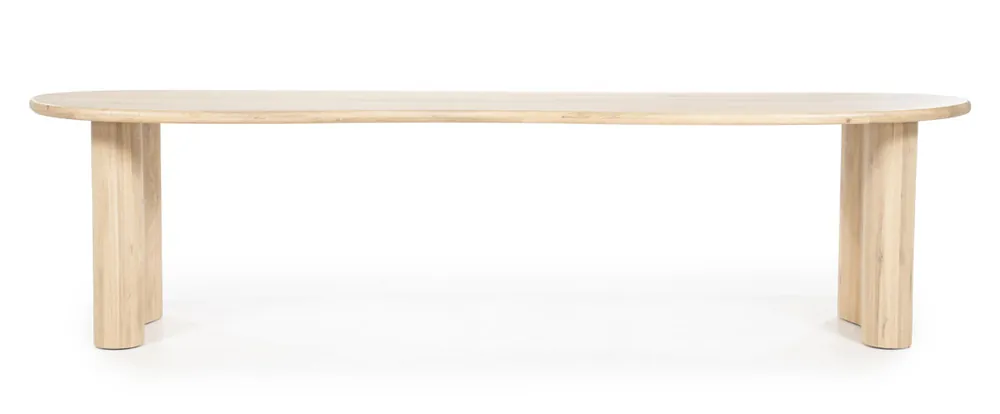 Garantierte Lieferung Esstisch JOSH 300 x 110 cm Eiche natur