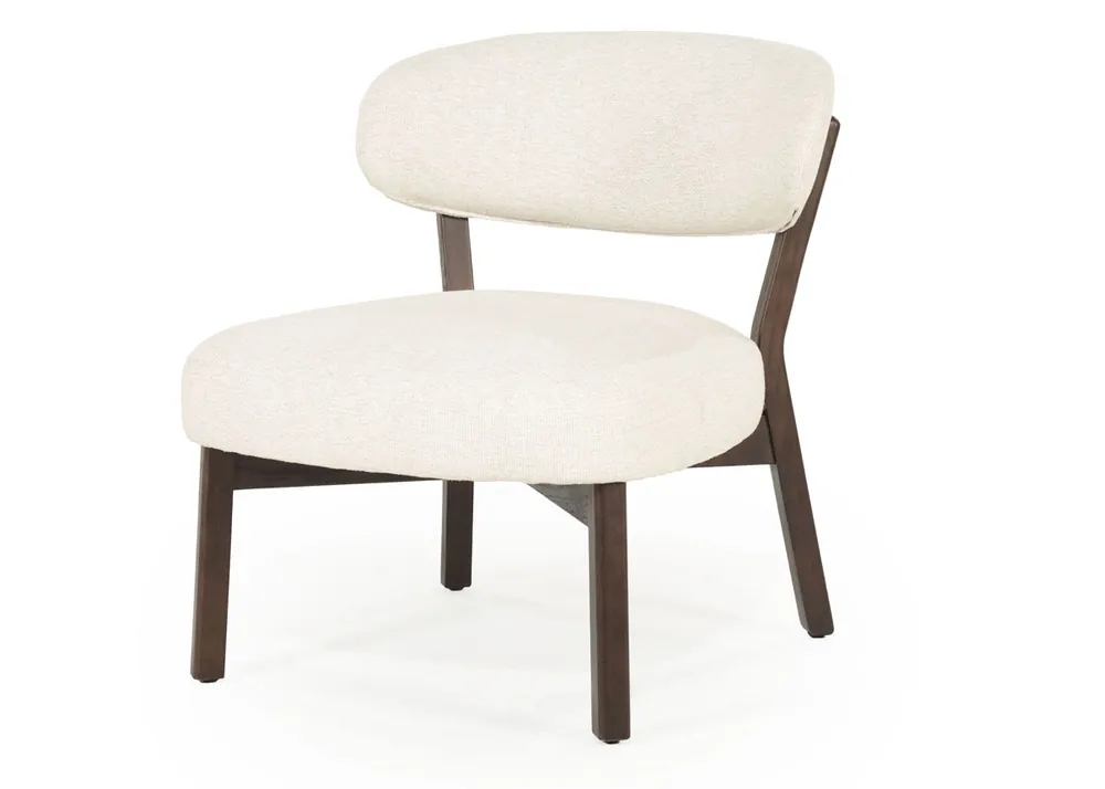 Sessel Mikky Eiche braun Stoff beige Clubsessel Fernsehsessel Versand Am Gleichen Tag