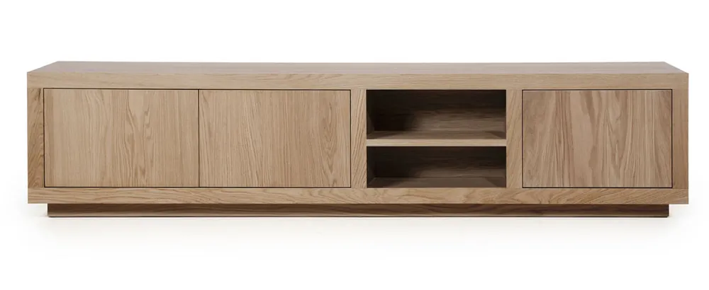 Markenprodukt TV Möbel Helsinki 200 cm Eiche Furnier braun Lowboard