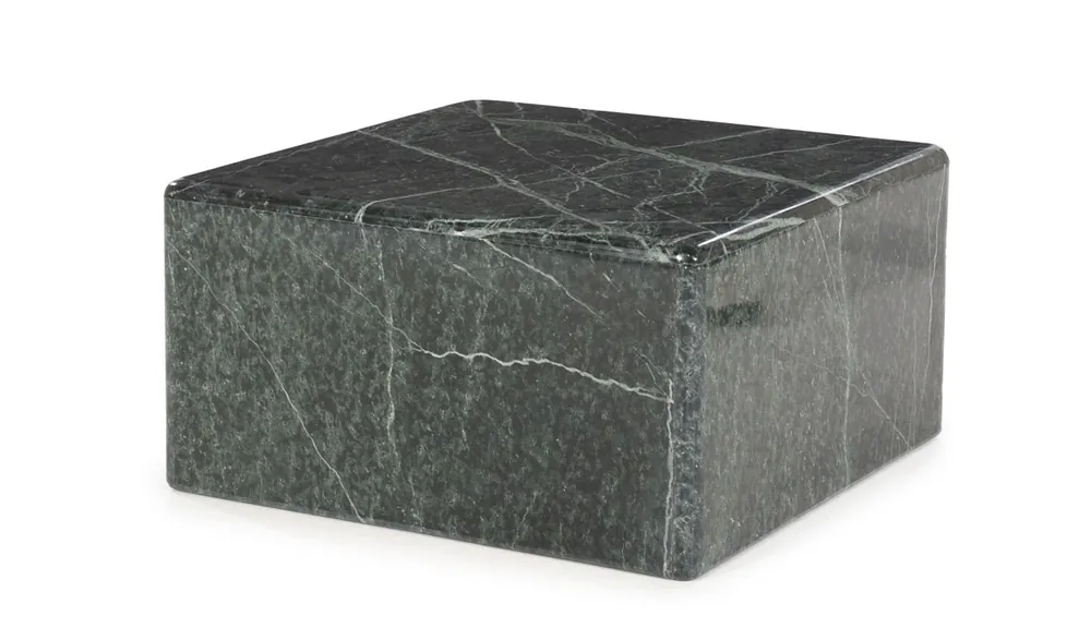 Wochenendangebot Couchtisch Dice 60 x 60 cm Marmor grün